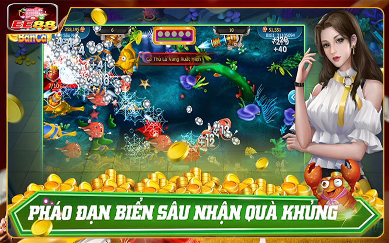 Trải nghiệm đặc biệt tại game bắn cá EE88